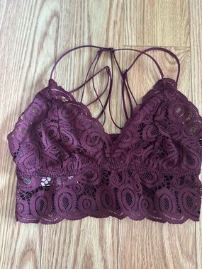 Victoria's Secret Plum Lace Bralette